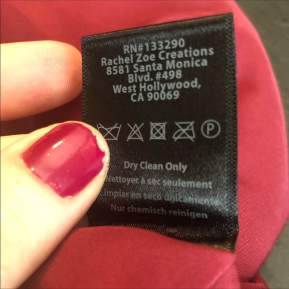 Rachel Zoe NWT Cold Shoulder Burgundy Blouse Medium - Picture 7 of 9